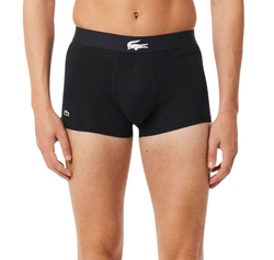 Боксерки теннисные Lacoste Stretch Cotton 3P - black/black/black
