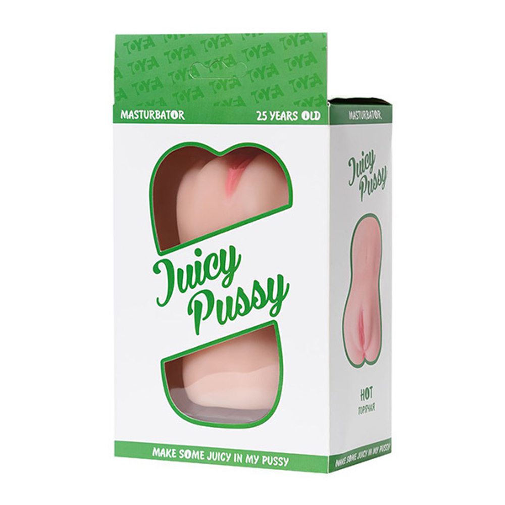 Телесный мастурбатор 14,5см вагина и анус ToyFa Juicy Pussy Hot 25 Years Old 893031