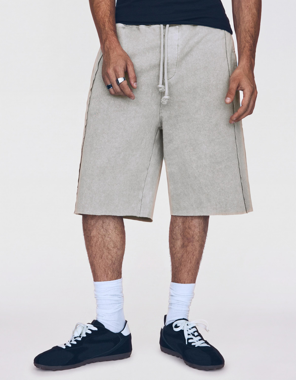 Мужские шорты-бермуды baggy fit - BERSHKA