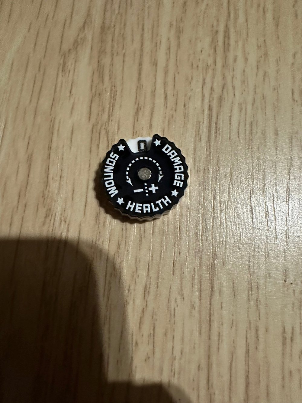 Round Counters 25mm. Black