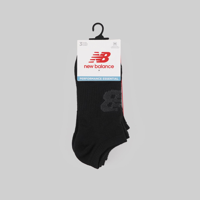 Носки New Balance Flat Knit No Show 3PR артикул:LAS03223/BK - купить в магазине Дайс