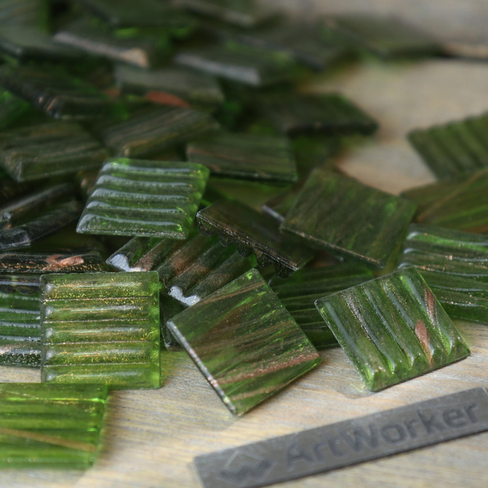 Крупный план стеклянной мозаики Flory20 G64
