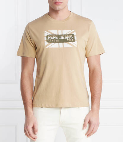 Футболка credick Pepe Jeans London - песочный(PM509232)