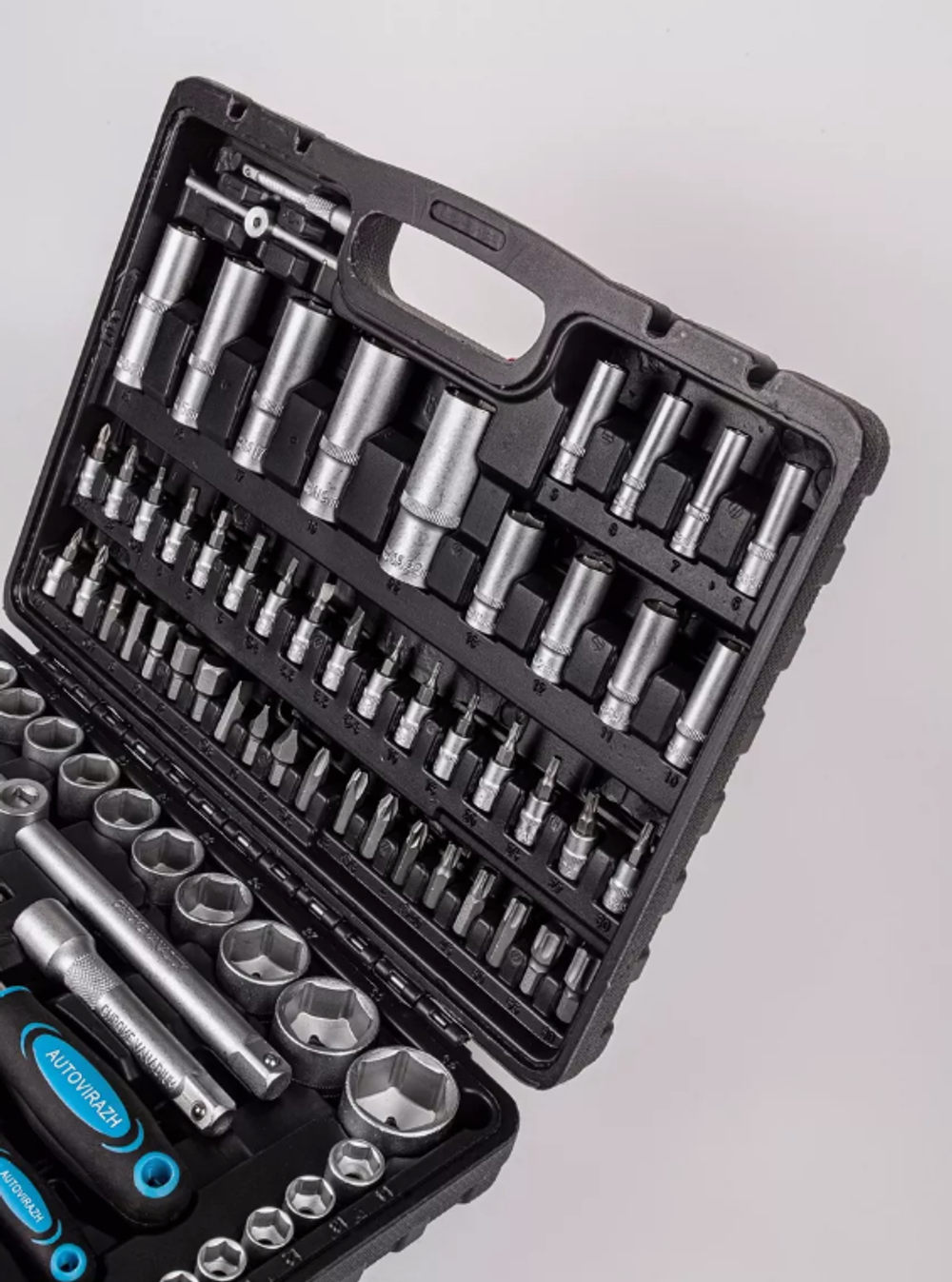 Инструмент  Autovirazh  набор 108 пр. 1/2"-1/4" AV-212108