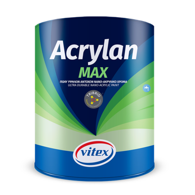 VITEX ACRYLAN MAX - инновационная акриловая матовая нано-краска высокой прочности. Длительный срок службы. Стойкость к выгоранию цветов и загрязнению фасадов. Водоотталкивающая способность и паропроницаемость в условиях влажного климата. Отличная адгезия.