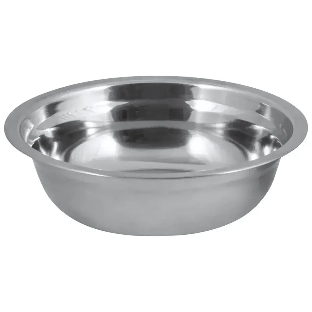 Миска Bowl-19, объем 1 л, с расширенными краями, из нерж стали, зеркальная полировка, диа 19 см