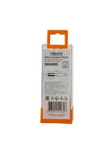 Пазовая прямая с двойным лезвием dxhxl 12x19x55 мм, хв.8 Sturm! — фото 2