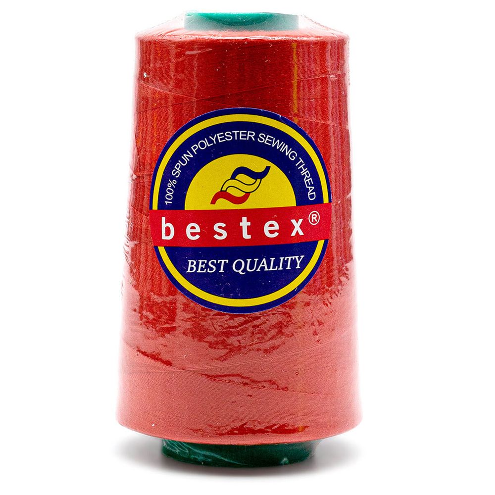 Нитки универсальные Bestex 50/2, 4570 м (5000 ярд) / 1 кат., 242 алый