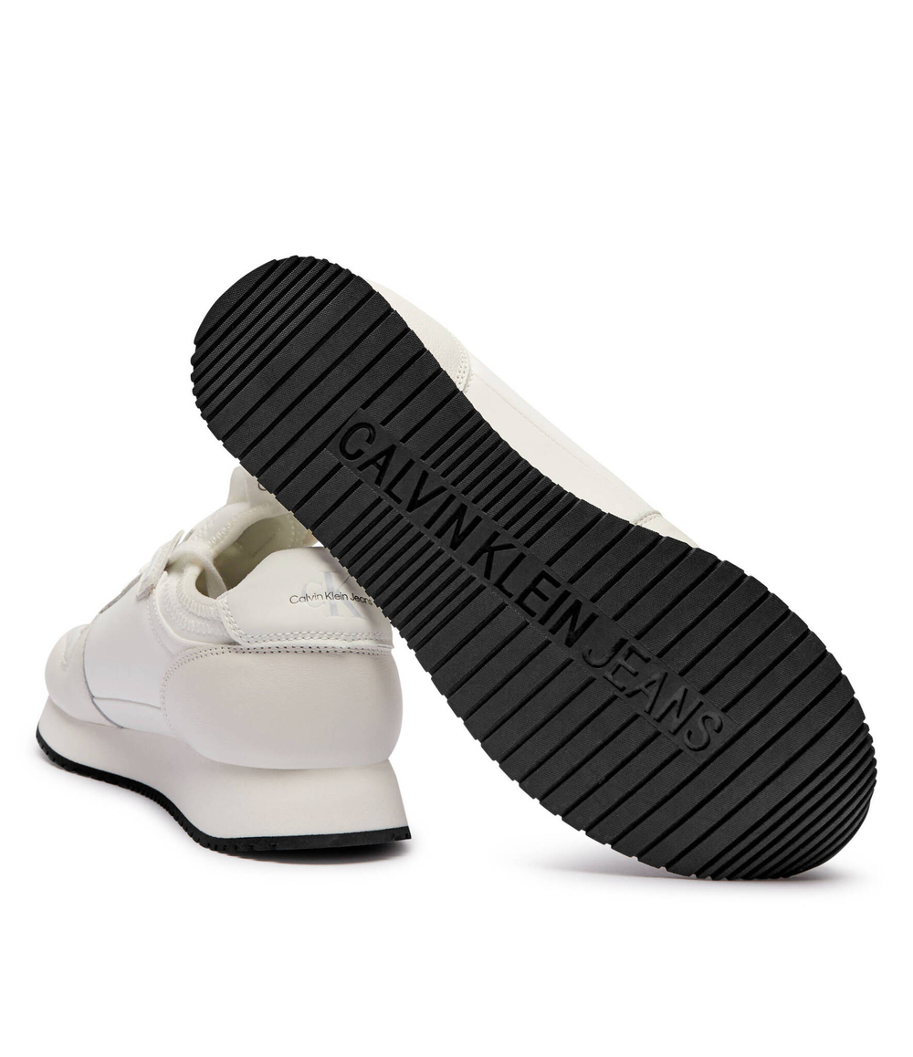 Кроссовки кожаные RETRO RUNNER CALVIN KLEIN JEANS - белый(YM0YM01118)