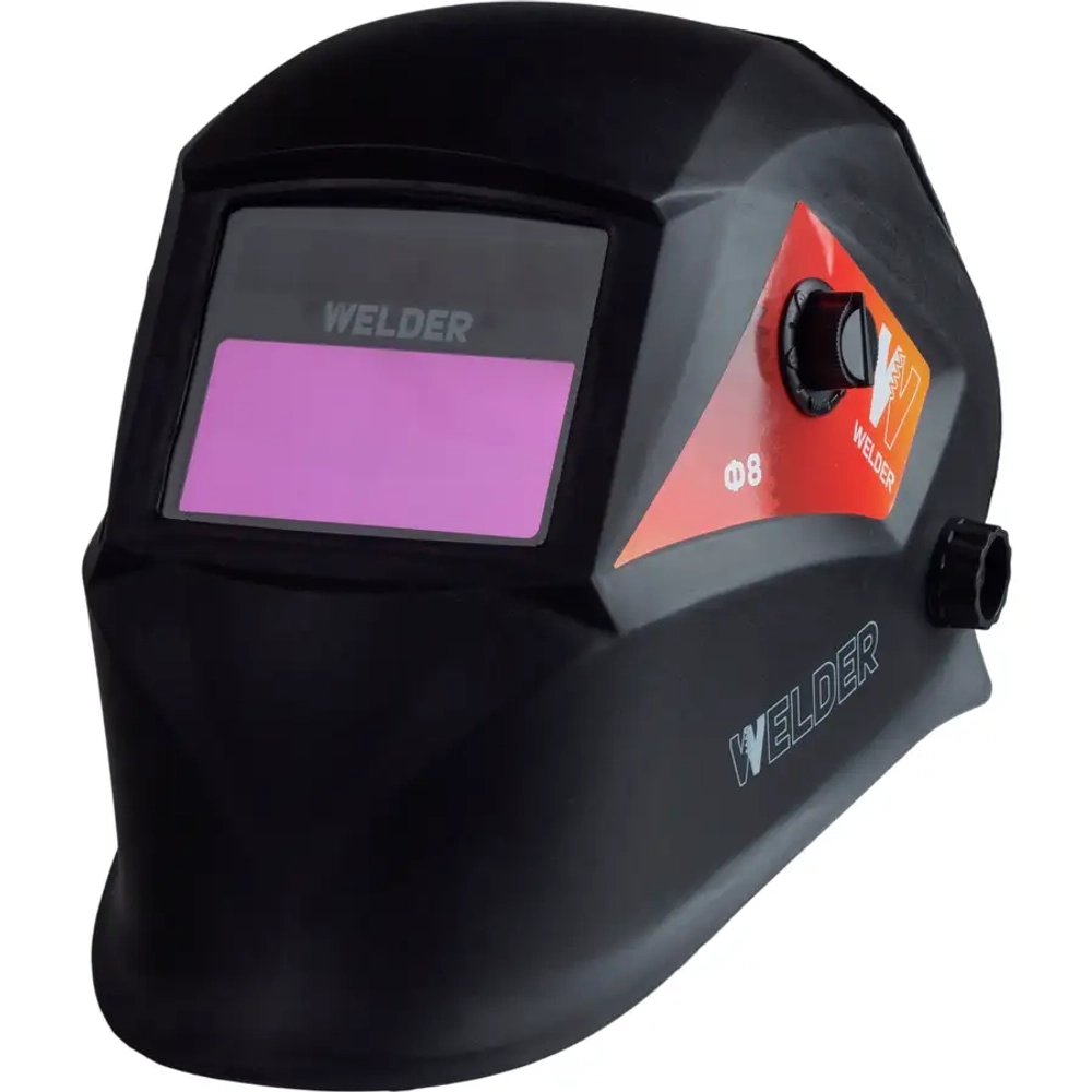 Маска сварочная WELDER ULTRA Ф8 Хамелеон 100x50 мм, DIN 4/9-13 (Внеш. регул) WDU-Ф8-П