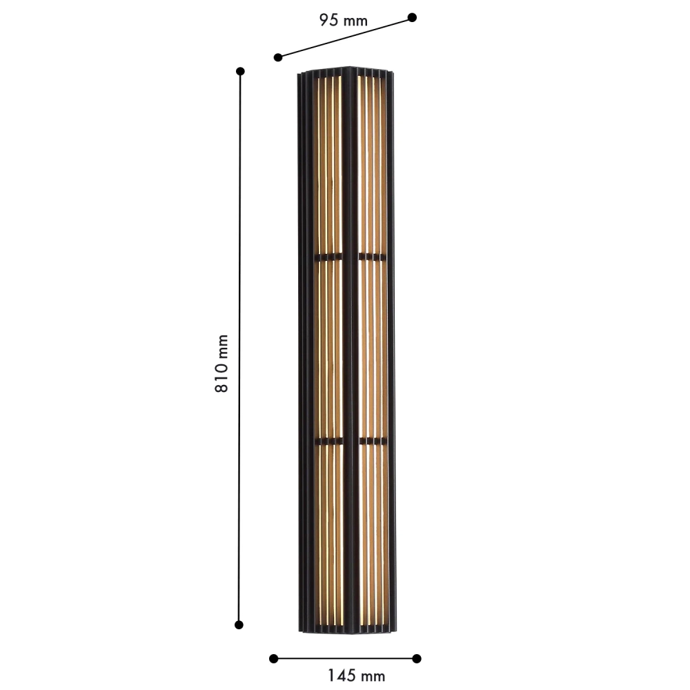Уличный настенный светодиодный светильник Favourite Trellis 4824-3W