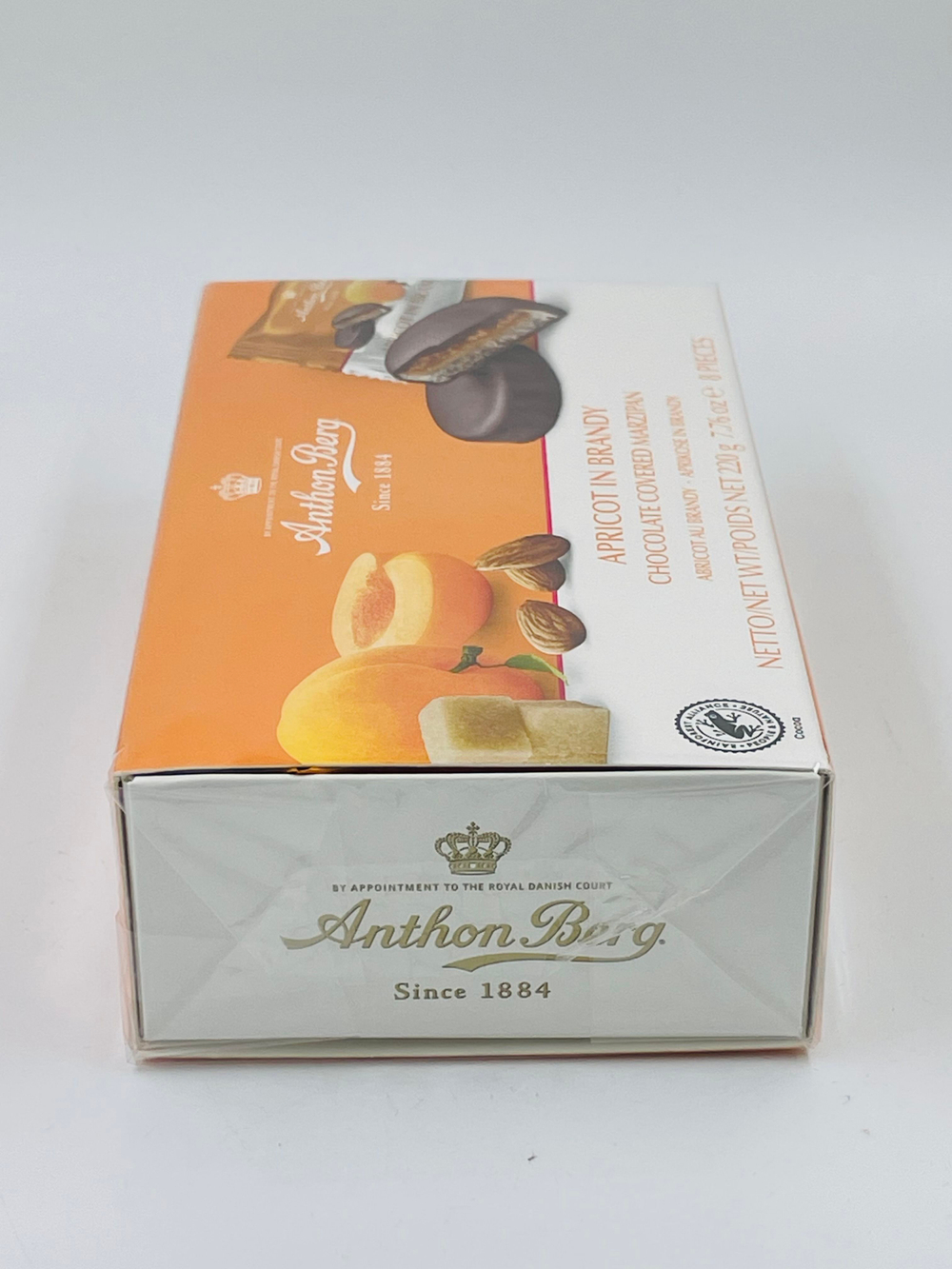 Anthon Berg Конфеты шоколадные Apricot In Brandy Абрикос в бренди с марципаном, 220 г (Дания)