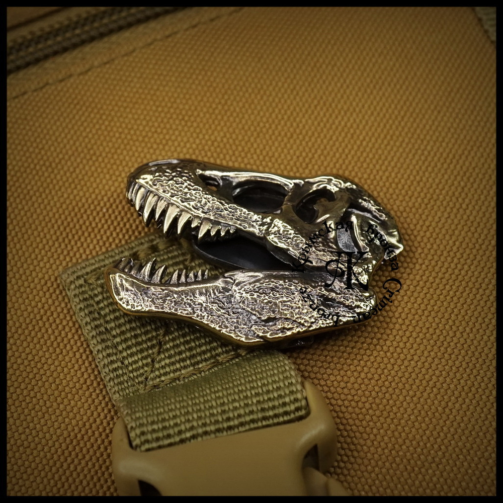Клипса для системы MOLLE "T-Rex" , латунь