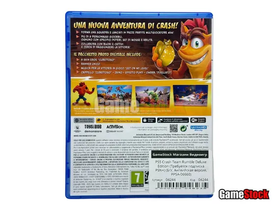 PS5 Crash Team Rumble Deluxe Edition (Требуется подписка PSN+) (Б/У, Английская версия, PPSA-06660)