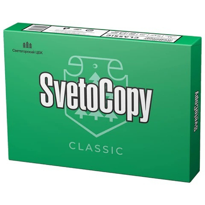 Бумага офисная SVETOCOPY CLASSIC, А4, 80 г/м2, 500 л., марка С, International Paper, белизна 146%
