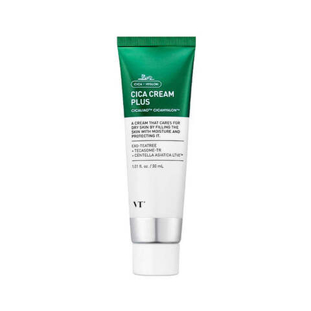 Успокаивающий крем-гель для чувствительной кожи с центеллой VT Cosmetics Cica Cream Plus, 30 мл