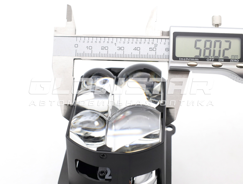 Билед модули Aozoom FLPD-17-01 3.0 дюйма (прямоугольные), 12V 60/94W, 5100/7500Lm (комплект, 2шт)