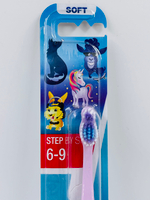 Зубная щетка детская Jordan Kids Step By Step Soft 6-9 лет (сиреневая)