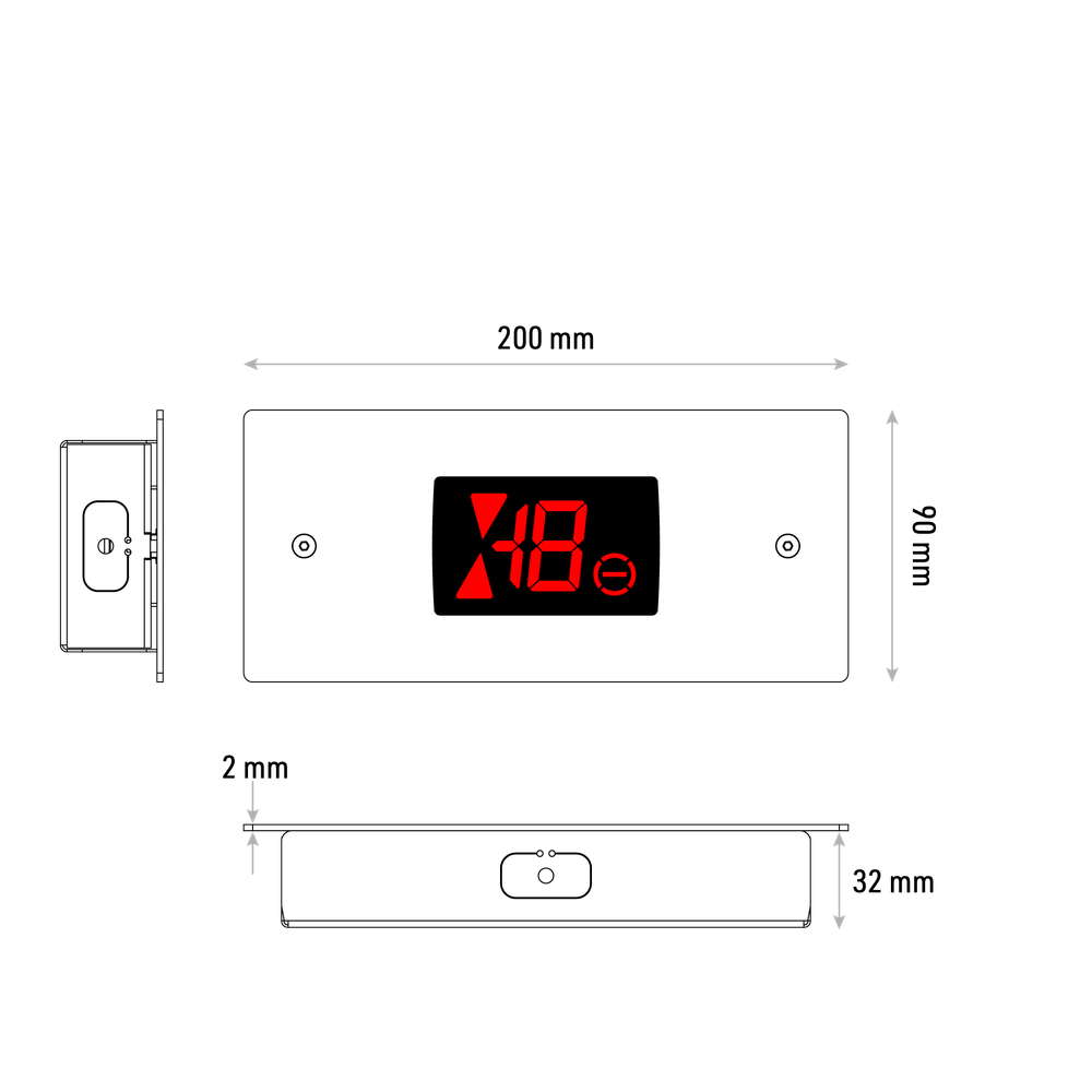 Пост индикации ECLASER ЕС4070 GENEMEK.