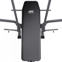 Скамья со стойками под штангу с опциями DFC D350