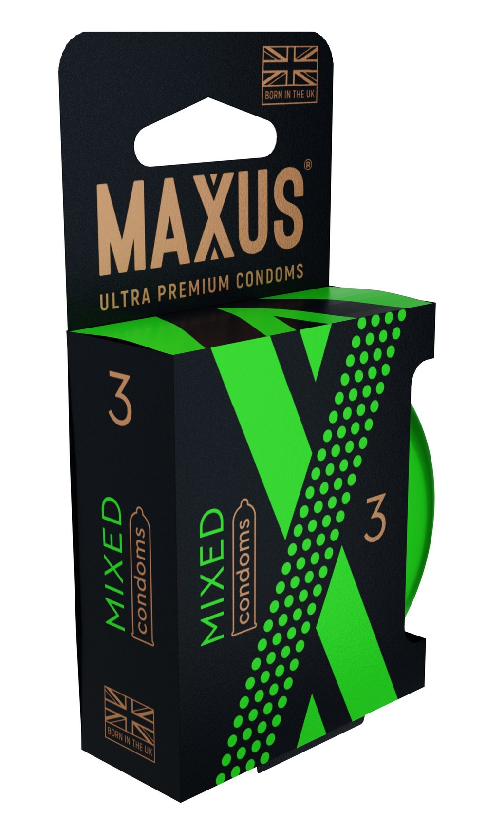 Презервативы MAXUS Mixed гладкие и текстурированные №3 5993mx