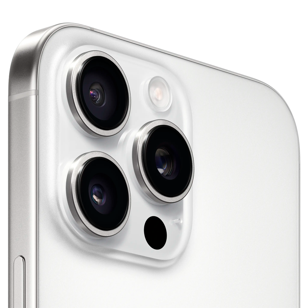 Смартфон Apple iPhone 16 Pro Max 512GB, Dual Sim, White Titanium (Титановый белый)