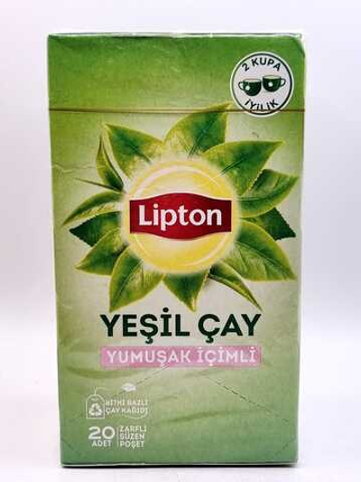 Lipton чай зеленый , 20 пакетиков, 20 г (Турция)