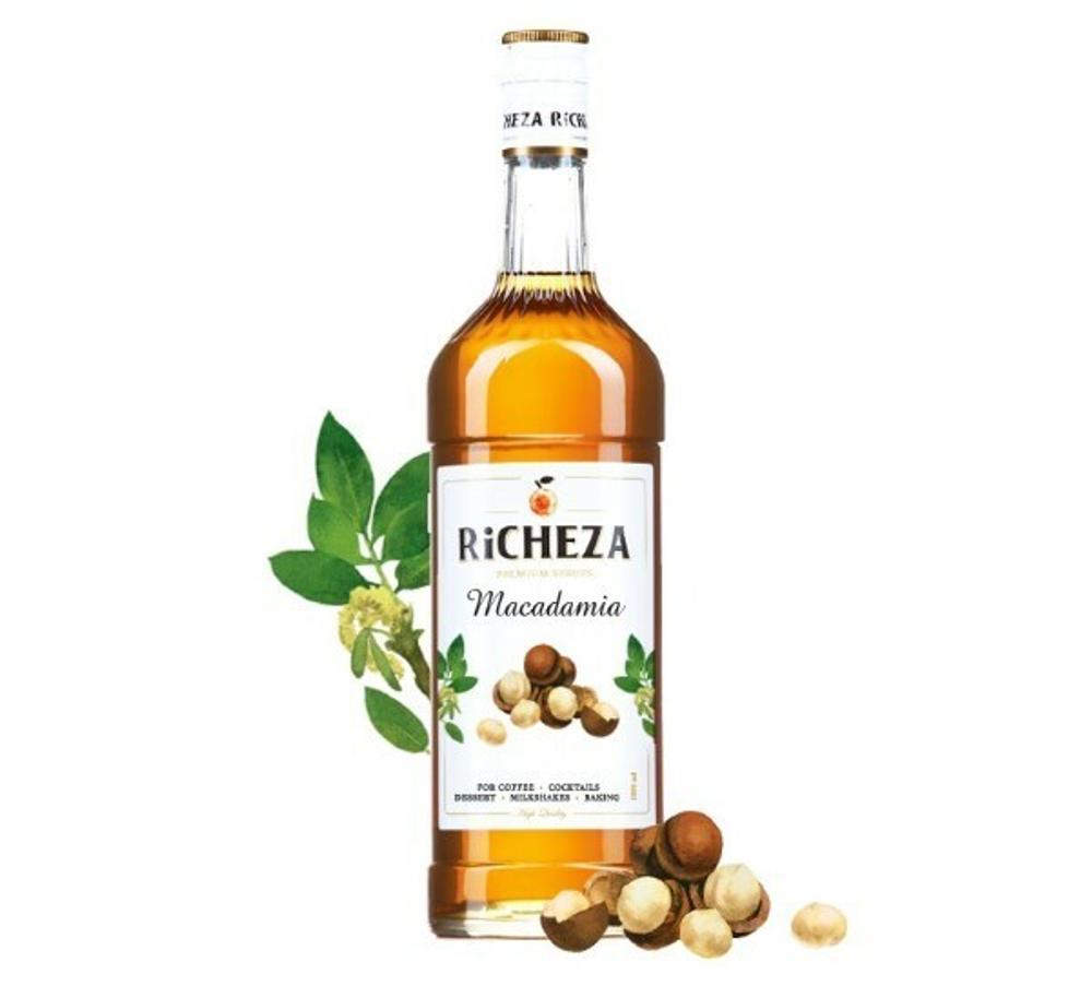 Сироп RiCHEZA Макадамия стекло (1л)