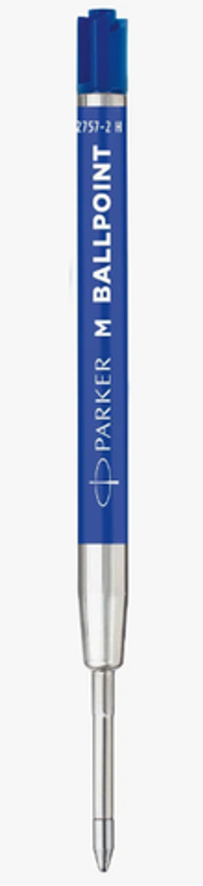 Стержень шариковый объемный Parker синий, 2шт., блистер