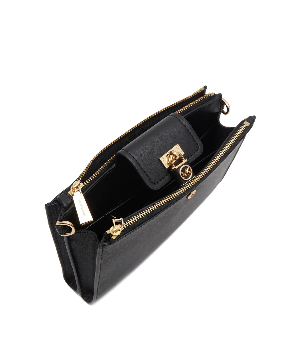 кожаная сумка-мессенджер Michael Kors - черный(32S3GR0C1L)