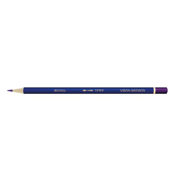 Карандаш акварельный заточенный, 6 шт, Ультрамарин фиолетовый (Ultramarine violet) 420, Vista-Artista Fine VFWP