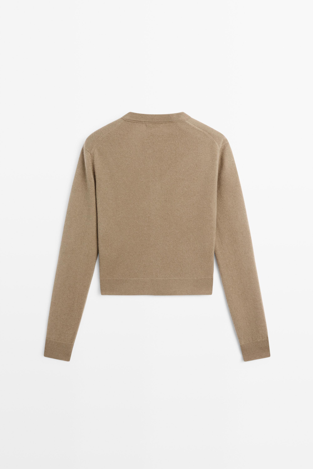 Massimo Dutti Кардиган с пуговицами, зеленоватый