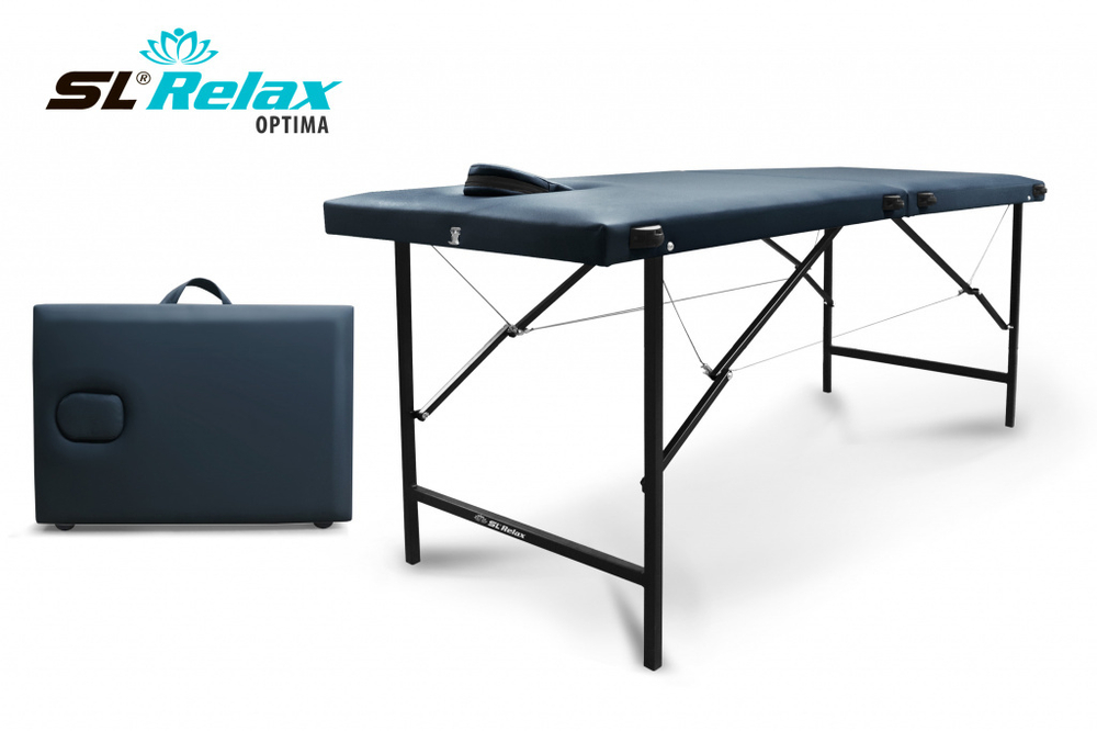 Массажный стол складной Relax optima (Grey)