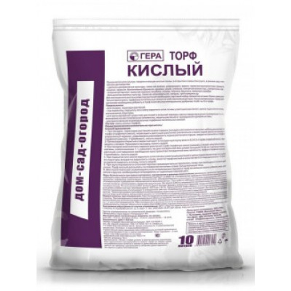 Торф кислый 10л (8шт) Гера - купить в розницу