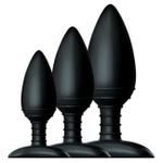 Набор анальных втулок Nexus 3 шт., черный (Цвет: черный)