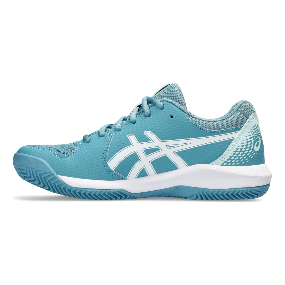Женские теннисные кроссовки ASICS Gel-Dedicate 8 Clay Court Shoe Women - Petrol, White