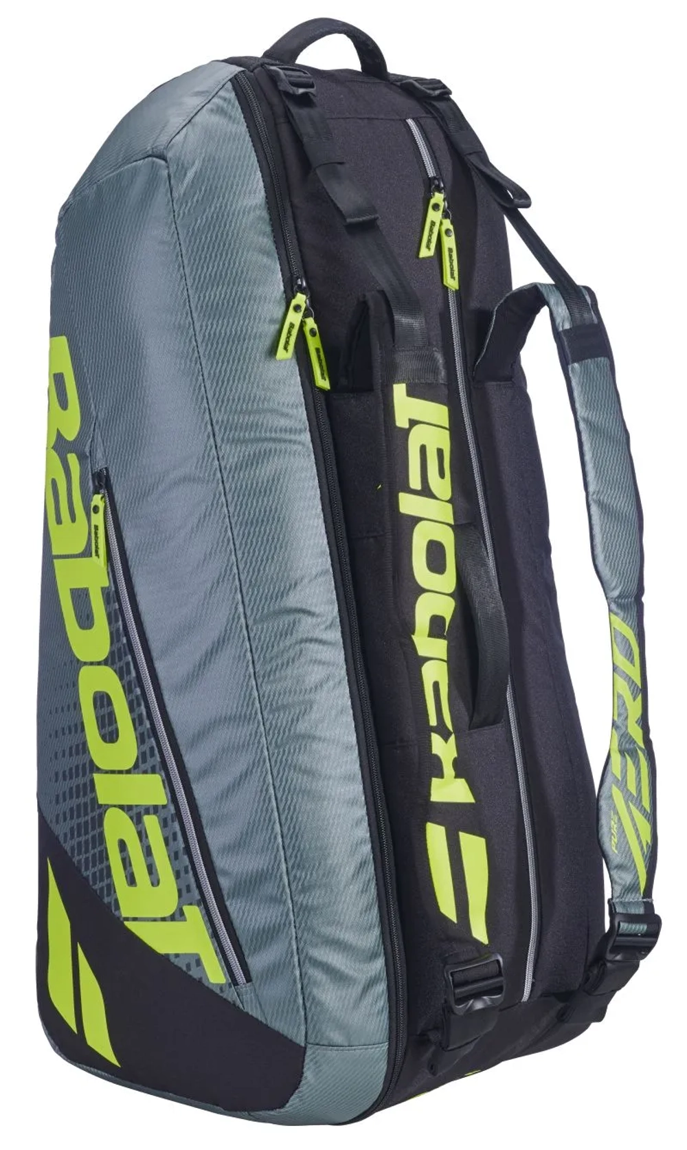Сумка теннисная Babolat Pure Aero RHX6 10th Gen - metallic dark forest/yellow