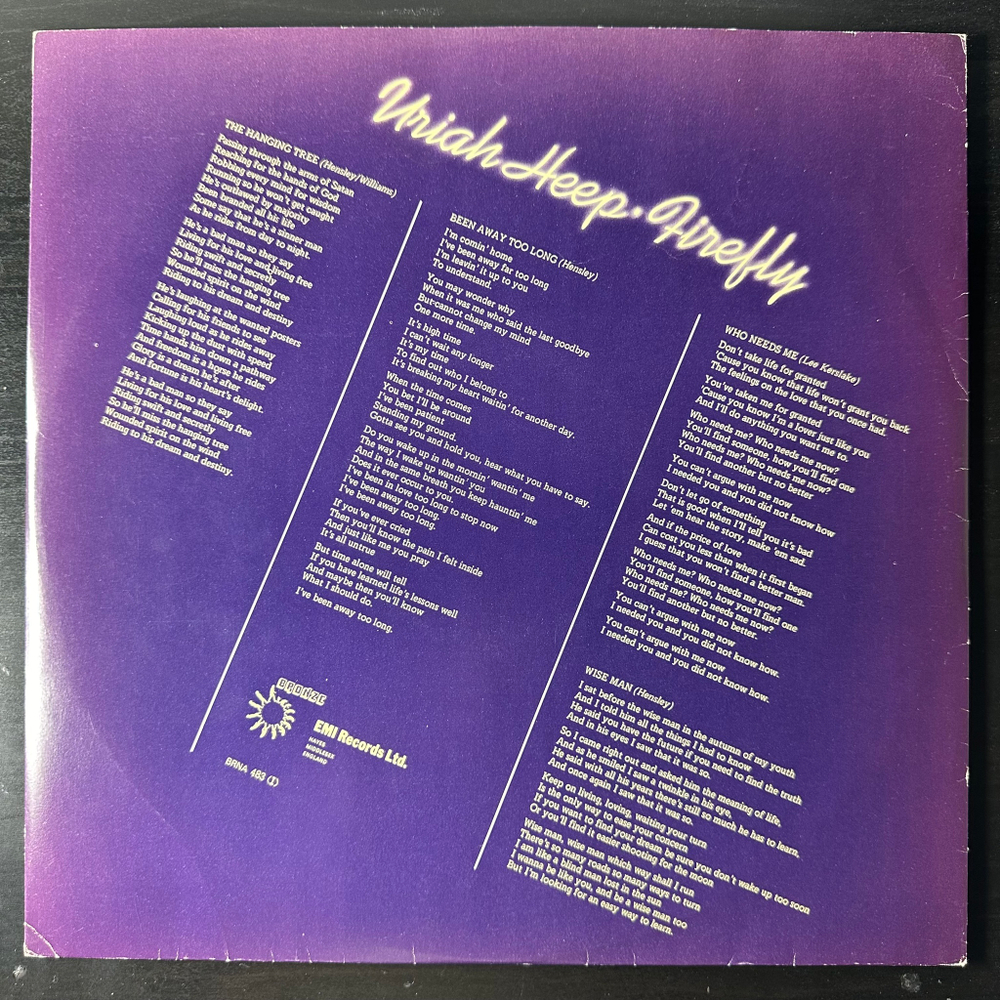Uriah Heep ‎– Firefly (Англия)