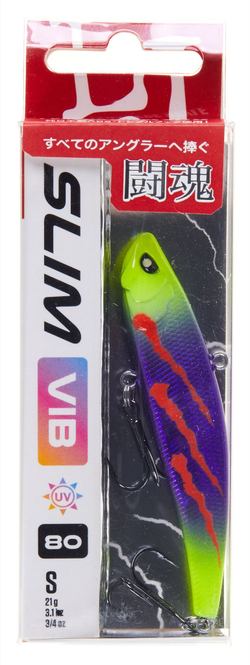 Воблер тонущий вертикальный LJ Pro Series SLIM VIB S 80.00/358