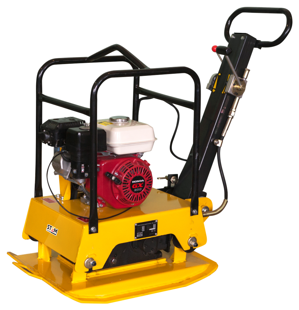Виброплита STEM Techno RPC-161 (бензиновая, Honda GX200, 4,4 (6,5) кН (л.с.), 160 кг)