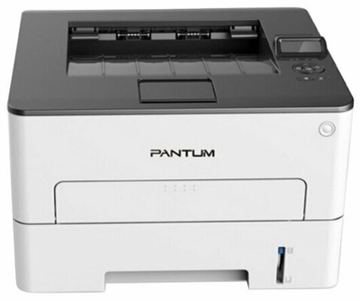 Принтер лазерный Pantum P3300DW, ч/б, A4, белый/черный