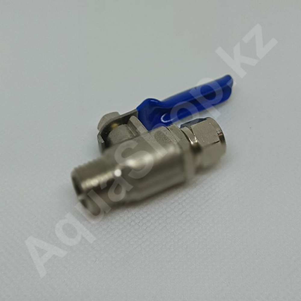 Вентиль шаровый BV-01, BV-2BC 1/4"(f) x 1/4"(НР) мет.