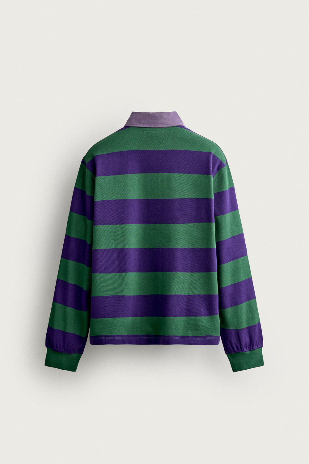 ПОЛО В ПОЛОСКУ С КОНТРАСТНЫМ ВОРОТНИКОМ — ZARA · 1887/312