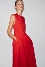 КОМБИНИРОВАННОЕ ПЛАТЬЕ МИДИ — ZARA