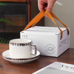 Чайная пара, для чая и кофе, 250 мл. серебро