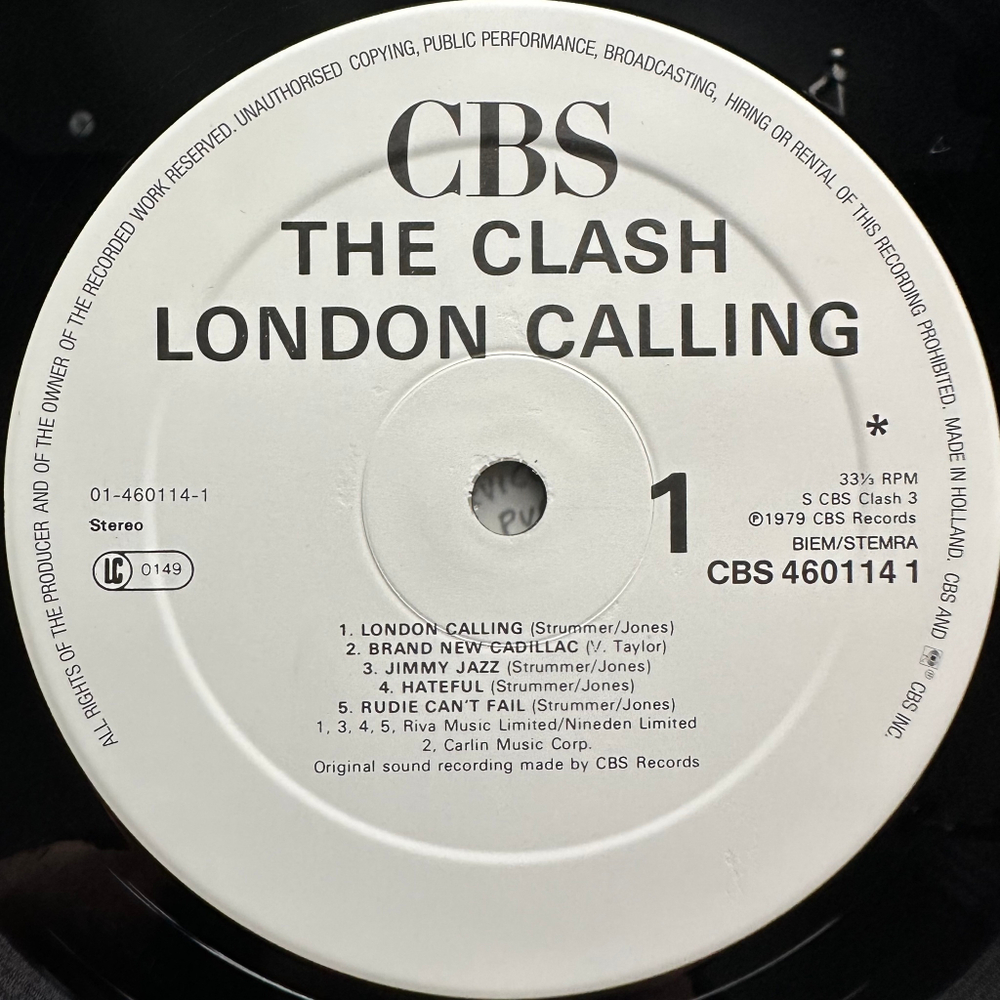 The Clash ‎– London Calling 2LP (Голландия 1987г.)