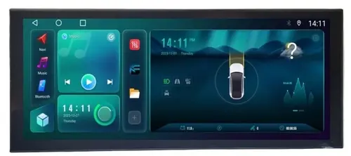Магнитола для Toyota Camry 40 2006-2011 - Kuberg монитор 12.5" в стиле LEXUS на Android 13, Быстрая, CarPlay, 4G SIM-слот