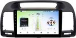 Магнитола для Toyota Camry 30 2001-2006 (рамка черная) - Teyes CC4L монитор 9" IPS, Android 14, Быстрая, Snapdragon 662, CarPlay, 4G SIM-слот