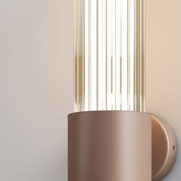 Настенный светильник (бра) LED 8W 3000K O593WL-L8BR3K коричневый Lit Maytoni
