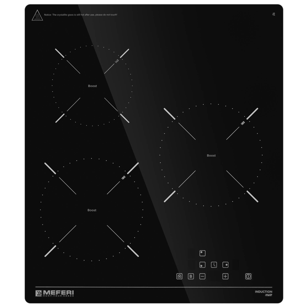 Индукционная варочная панель Meferi MIH453BK POWER фото 2